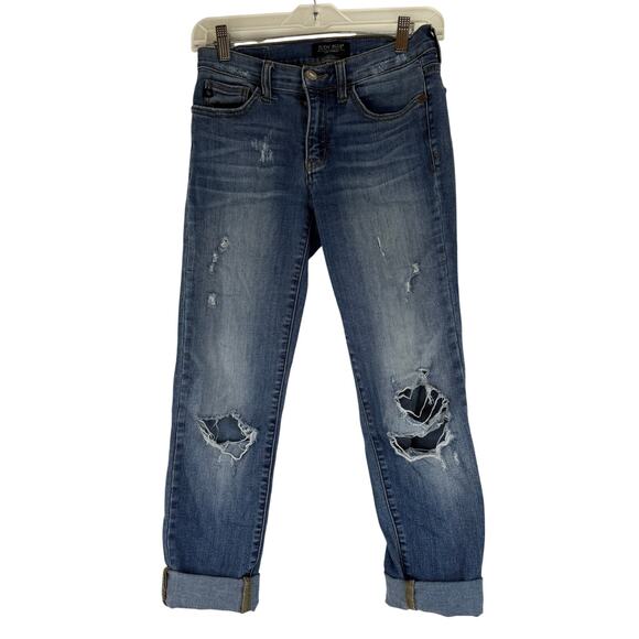 Judy Blue Women's Relaxed Fit Distressed Jeans Size 5 / 27 - Picture 1 of 7
